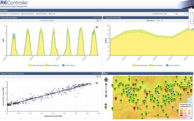 Web tools concerning performance analysis and planning support for solar energy plants starting from remotely sensed optical images